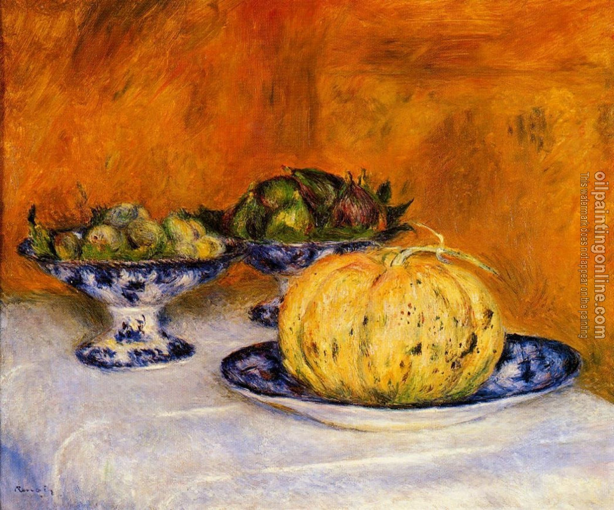 Renoir, Pierre Auguste - Still Life with Melon